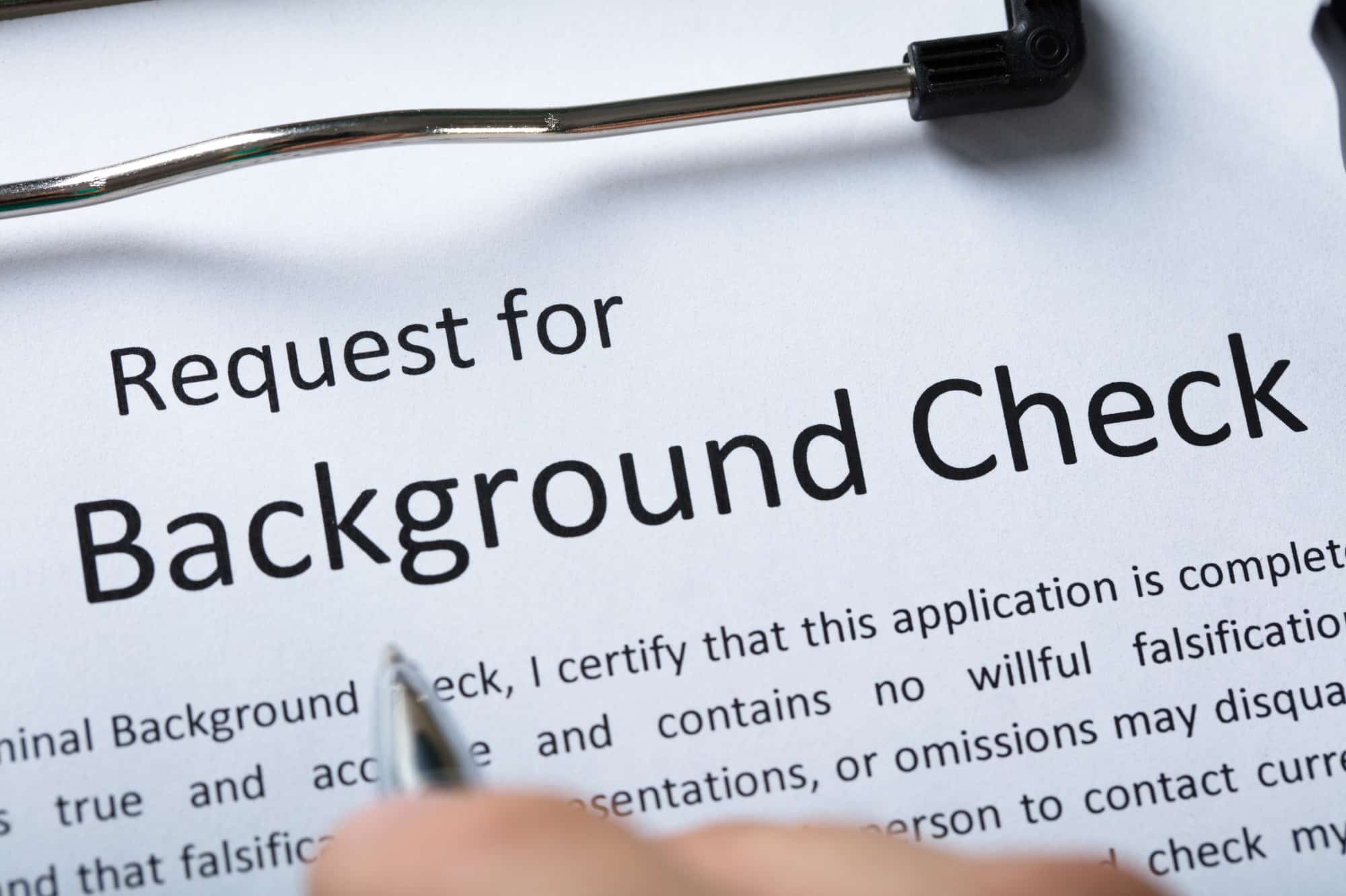 background checks